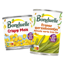 Bonduelle groenten, peulvruchten, minipacks of lunchbowls